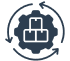 A green background with an image of a gear.