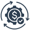 A stylized image of a dollar sign in the middle.